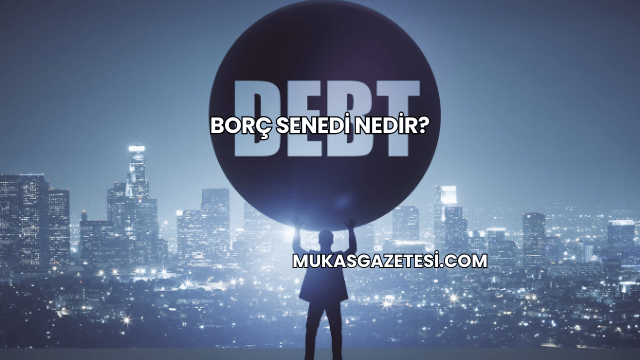 Borç Senedi Nedir?