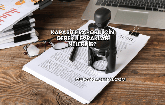 Kapasite Raporu İçin Gerekli Evraklar Nelerdir?