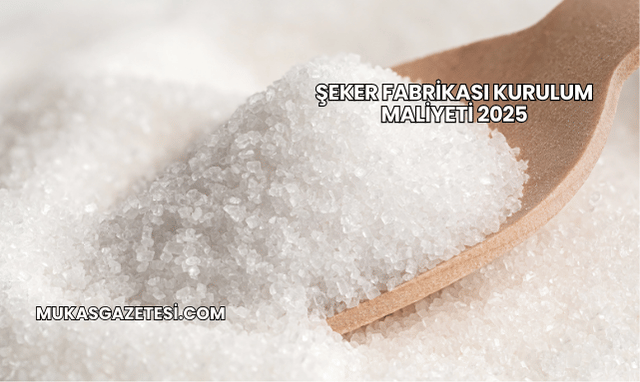 Şeker Fabrikası Kurulum Maliyeti 2025