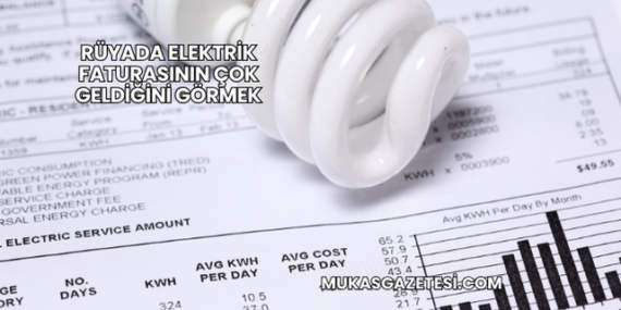 Rüyada Elektrik Faturasının Çok Geldiğini Görmek