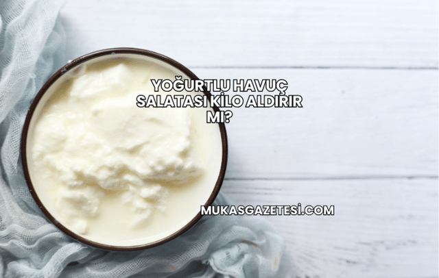 Yoğurtlu Havuç Salatası Kilo Aldırır mı?