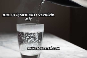 Ilık Su İçmek Kilo Verdirir mi?